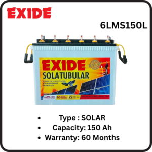 EXIDE SOLAR BATTERY - 6LMS 150L